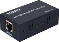 4K 100M HDMI Extender Over IP Adapter Dengan Kabel Jaringan Cat5 / 6e