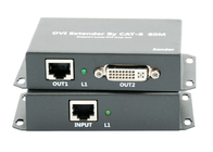 1080P 60m Cat5e DVI Extender Melalui Kabel Jaringan Video IP Lan