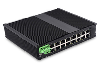 Sakelar Ethernet Industri 10/100Mbps Tidak Terkelola 16 Port RJ45