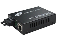 850nm 1310nm 2km Konektor ST Konverter Media Ethernet 10/100 / 1000Mbps Serat Ganda