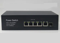 Sakelar Ethernet Tidak Terkelola SFP, Sakelar POE 4 Port Gigabit 12Gbps