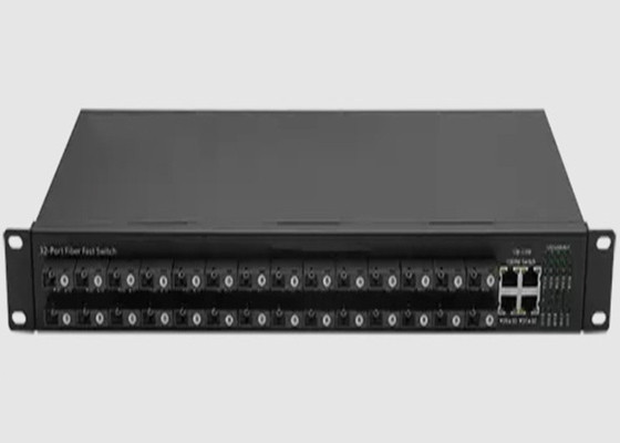 1U Tipe SFP FIBER ETHERNET SWITCH dengan 28 10/100FX + 4 10/100/1000BASE-T(X)