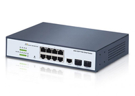 14.89Mpps L2 Ethernet Fiber Switch Dengan 2 Port SFP 1000 8 Port Ethernet 1000