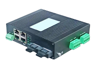 L2+ Industrial Ring Managed Ethernet Switch 4x10/100TX + 4xRS485 + 2x100FX Port SC
