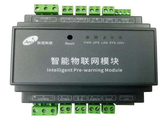 Guide Rail IOT Smart Module Dengan Pre Warning Web Managed Platform