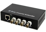 10/100mbps IP Extender Over Coaxial 2km 1 Ethernet Dan 4 BNC Ports Melalui Kabel Koaksial