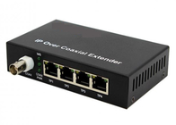 10/100Mbps Ethernet Over Coaxial Extender 2KM Dengan 1 BNC Dan 4 POE Ethernet Port