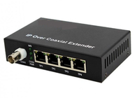 10/100Mbps IP Over Coaxial Extender 2KM Dengan 1 BNC Dan 4 Port Ethernet