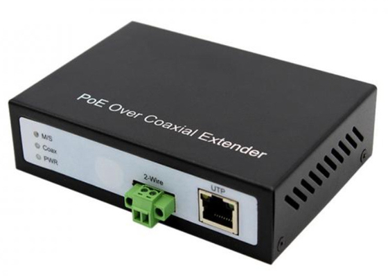 10/100Mbps IP over Coax Extender POE IP RJ45 Lan Over 2wire Twisted-Pair Extender 300m Untuk Kamera IP