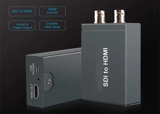 HD/3G SDI Ke HDMI Konverter HDMI Over SDI Konverter Untuk CCTV SD HD Dan 3G SDI Sinyal