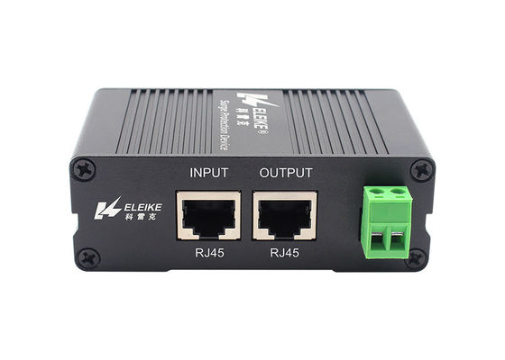 Perangkat Perlindungan Lonjakan Jaringan Single Port 10/100/1000Mbps Din Rail