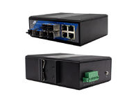 10 Port Ethernet SFP Fiber Switch dengan 6 Slot SFP dan 4 Port Ethernet
