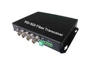4CH HD SDI Fiber Converter 1 Port Serat Optik 4 Port BNC