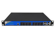 Sakelar Serat Ethernet Pemasangan Rak 16 Port Ethernet 10 / 100M Optik 2 Gigabit SFP 4 Gigabit