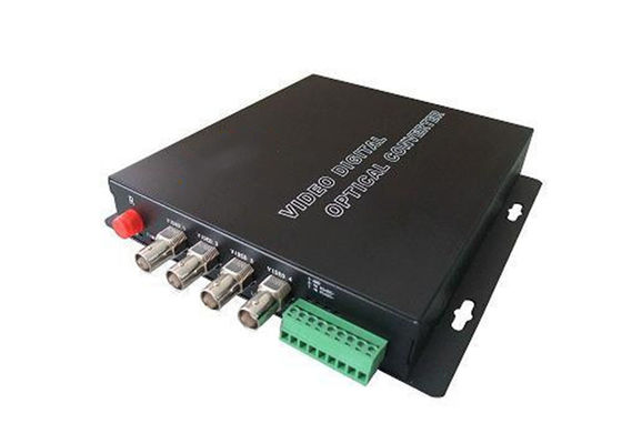 4CH Video Digital Optical Converter, BNC Ke Fiber Media Converter
