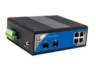 10/100 / 1000M Saklar Ethernet Industri Tidak Dikelola 4 Port POE 2 SFP