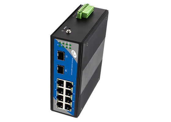 32Gbps Gigabit Switch 8 Port 1000 Mbps Dengan 2 Slot SFP