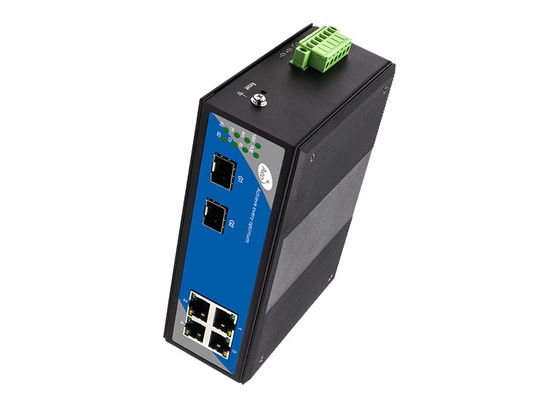 4 Port Gigabit Web Smart POE Switch Dengan 2 Slot SFP