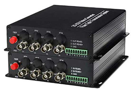 20km HD SDI Fiber Converter, Video Digital Over Fiber Converter Dengan RS485