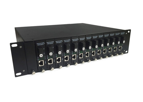 19 "Rack Mount Media Converter Chassis, 14 Slot Media Converter Chassis