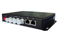 Transceiver Optik SD SDI 4ch HD Dengan Satu Port Ethernet 10/100Mbps