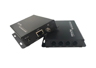 Konverter Serat Telepon 4ch RJ11 Dengan 1 Port Ethernet 10/100Mbps