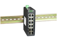 Cincin Rel Panduan Industri Ethernet Fiber Switch 8GE UTP + 4 Port SFP
