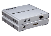 4k 100m HDMI Fiber Video Extender Dengan Loop Out Lokal Dan Output Audio