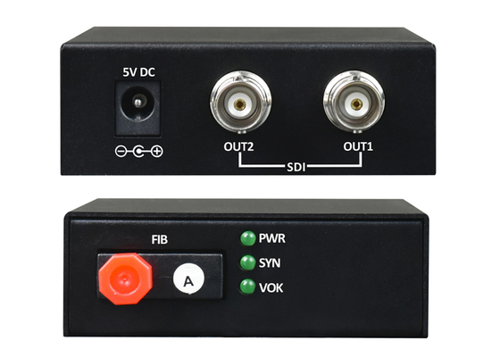 3G HD SDI Fiber Multiplexer, Fiber Optic Video Converter FCC Disetujui