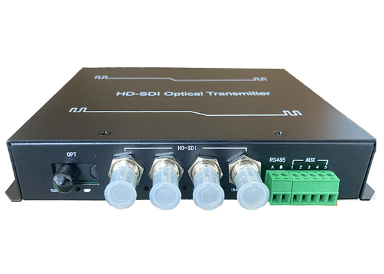 Konverter Serat 4CH HD-SDI/3G-SDI dengan 1 Port SC/FC/ST/LC