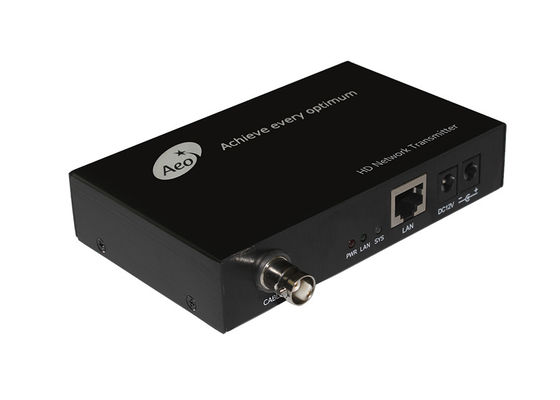 95Mbps Coax To IP Converter 1 10 / 100Mbps POE Ethernet 1 BNC Port