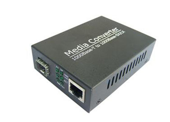 100km 10100 1000M Media Converter Satu SFP Satu Port Ethernet